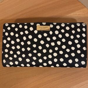 Kate Spade Black and White Dot Wallet